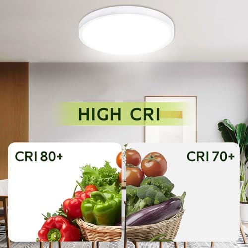 hykolity 9 Inch Selectable CCT LED Round Flat Panel Light - Image 3
