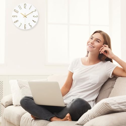 Wall Clock, Battery Operated, Modern Minimalist Design - Image 4