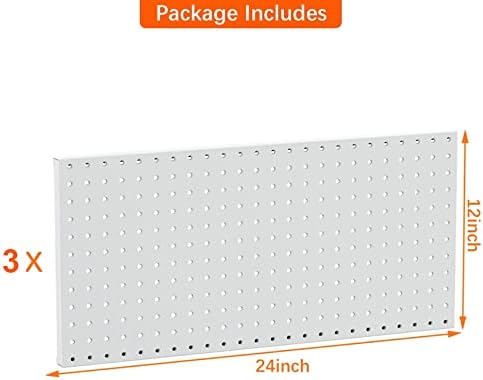 TORACK 3 PCS Metal Pegboard Panels - Image 4