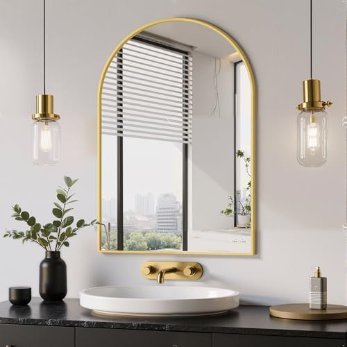 Delma Arched Bathroom Mirror by Delma