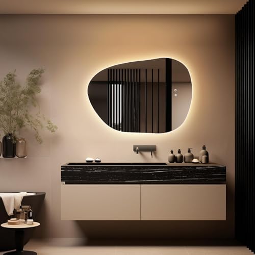 HOMECOOKIN LED Irregular Bathroom Mirror - Image 5