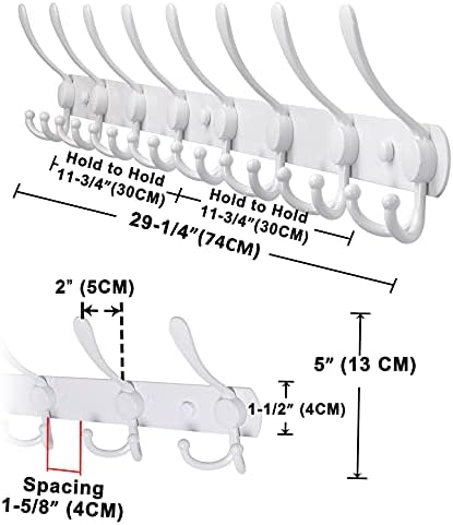 Dseap Coat Rack Wall Mount - Image 2