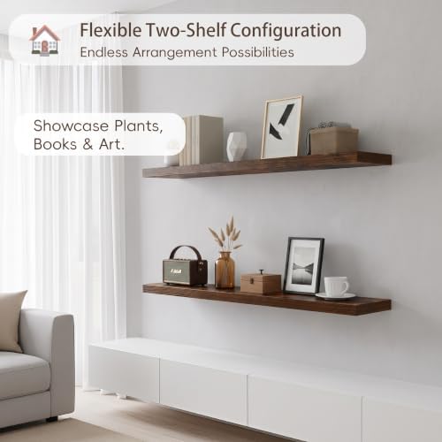 Lufia Floating Wall Shelves, MDF - Image 7