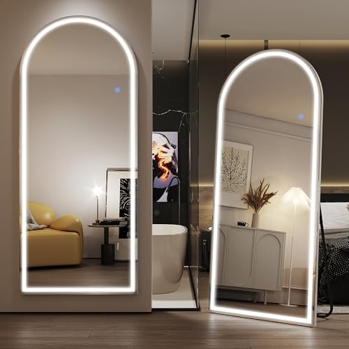 Antok 71"x28" LED Full Length Mirror, Lighted Floor Mirror by AntokMirror