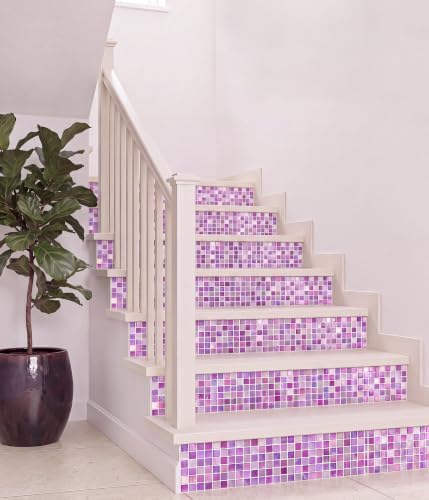 Yoillione 3D Mosaic Tile Sticker Removable Wallpaper Tile, 3D Self Adhesive - Image 5
