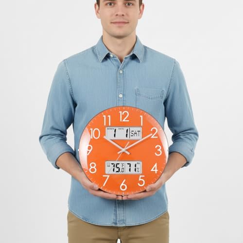 Nbdeal 13-Inch Analog Silent Wall Clock - Image 5
