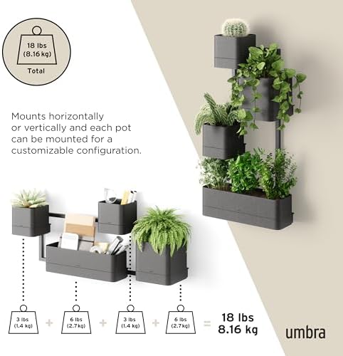 Umbra Cubiko Wall-Mount Planter - Image 6