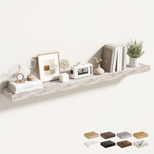 Acovy 48 Inch Floating Shelves for Wall 1 Pack, Wall Mounted Floating Shelf by Acovy