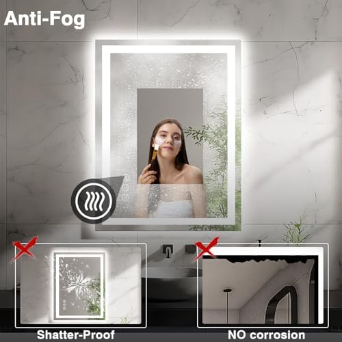 EchosLife 20"x28" LED Bathroom Mirrors - Image 6