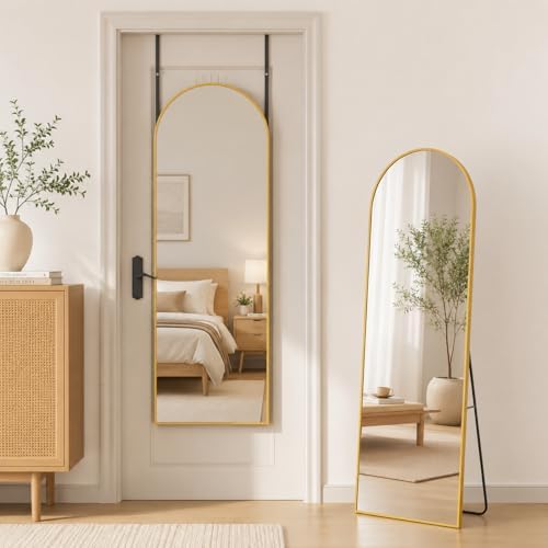 Antok 56" x14” Arched Full Length Mirror, Floor Mirror by AntokMirror