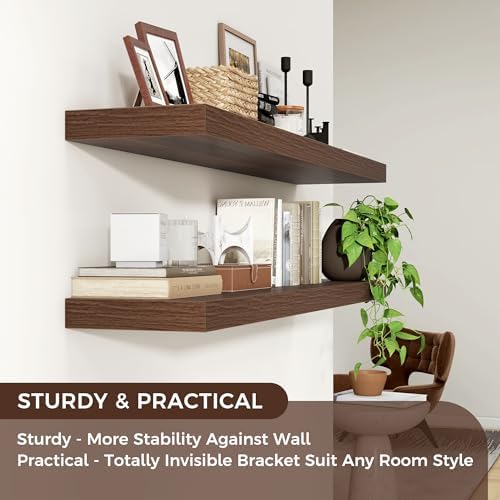 48" Wide x 9" Deep Floating Shelves - Image 5