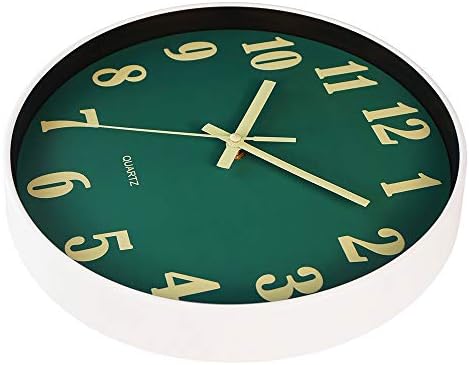 JoFomp Glow in The Dark Clock, 12 Inch Modern Silent Non Ticking Wall Clocks - Image 6