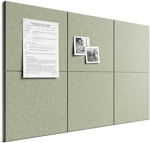 Bumusty 36"x 24" Large Felt Bulletin Board Tiles by BUMUSTY