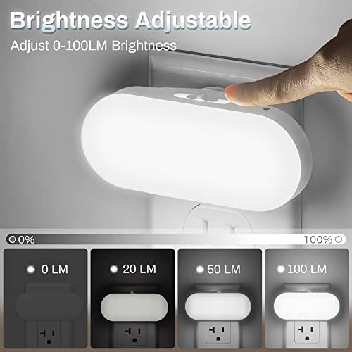 DORESshop Night Lights Plug into Wall, Daylight White Night Light, 4 Pack - Image 3