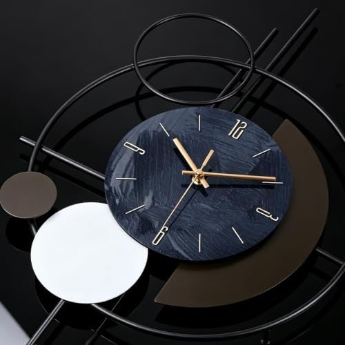 Wall Clock, Silent Quality Quartz Battery Operated - Image 2