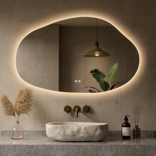 Keonjinn Irregular Bathroom Mirror by Keonjinn