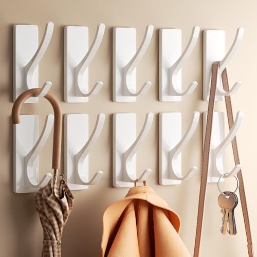 pickpiff White Self-Adhesive Hook, 13LB Hanger by pickpiff