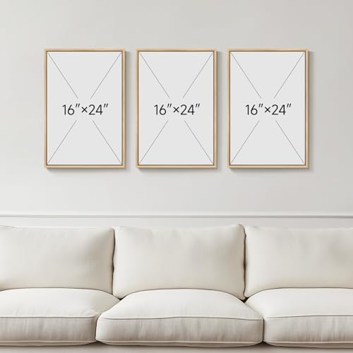 Framed Boho Mountain Forest Landscape Wall Art - Image 3