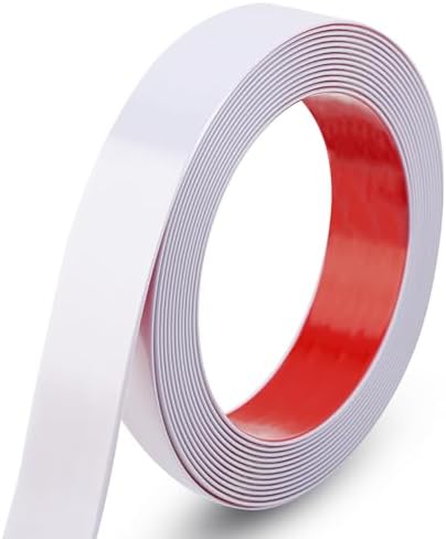 Gaahing 196.8" x 1.5" Shiny White Molding & Wall Trim, Flexible Peel and Stick by Getallthemoldingtrimsyoulike