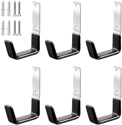 GeeWatom Heavy Duty Steel Garage Hooks, Garage Storage Utility Hooks, Anti-Slip by GeeWatom