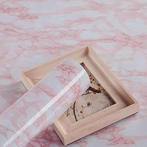 Marble Contact Paper Pink Peel and Stick Wallpaper - Image 4