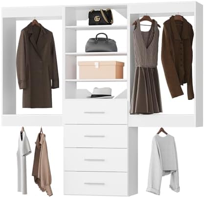 ROOMTEC Modular Closet System, Wooden Tower by ROOMTEC
