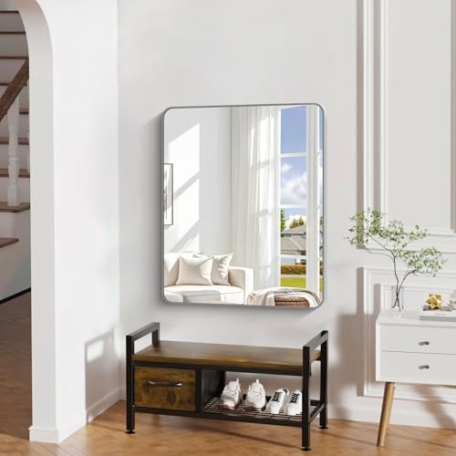 DESBING 30" x 36"Bathroom Mirror, Decorative Rectangular Vanity Mirror - Image 2