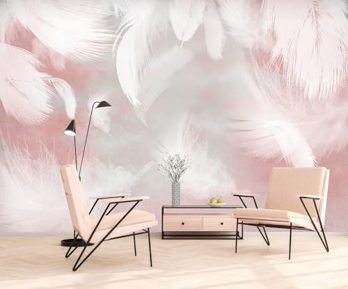 Elegant Feather Wallpaper Mural by TUNDJ