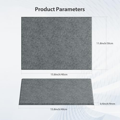 12 Pack Rectangle Acoustic Panels Self Adhesive Sound Proof Foam - Image 6