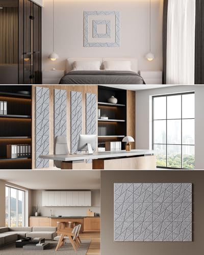 18 Pack Geometric Design Sound Proof Foam Panels - Image 6