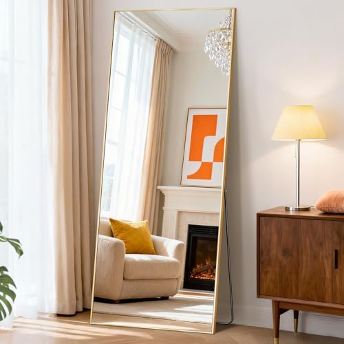Full Length Floor Mirror 65"x24", Body Standing Mirror by Aidoly