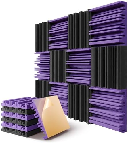 8 Pack Sound Proof Foam Panels for Wall, High Resilience Soundproof Wall Panels by LIGHTDESIRE