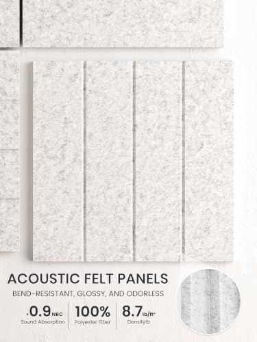 Bumusty 36" x 24" Large Cork Board Alternative, Minimalist Gray - Image 3