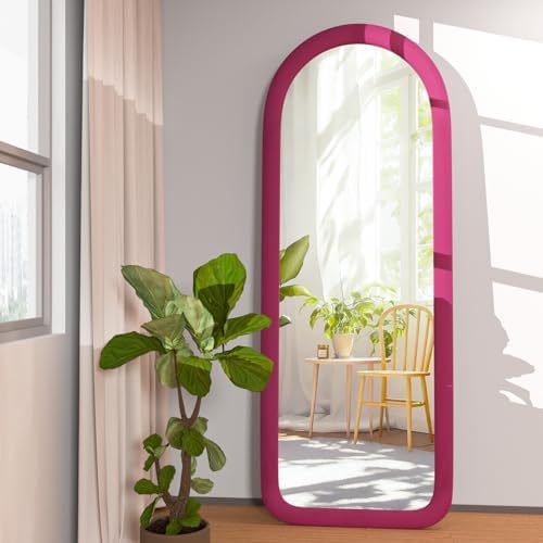 Full Length Mirror 56"x20" Arch Floor Mirror by NEUWEABY