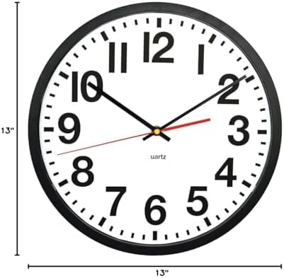 Tempus Contemporary Wall Clock, Battery Operated - Image 7