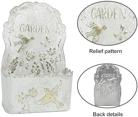 BIG FORTUNE Metal Wall Mount Planter Wall Vases - Image 4