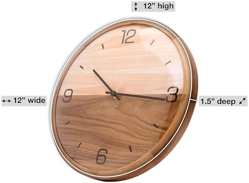 Driini Analog Dome Glass Wall Clock - Image 2