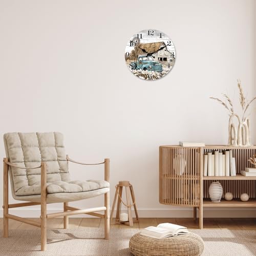20 Inch Large Farmhouse Barn Wall Clocks Battery Operated - Image 5