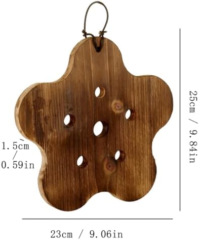 Staghorn Fern Mounting Board Kit Wooden Wall Planter - Image 4