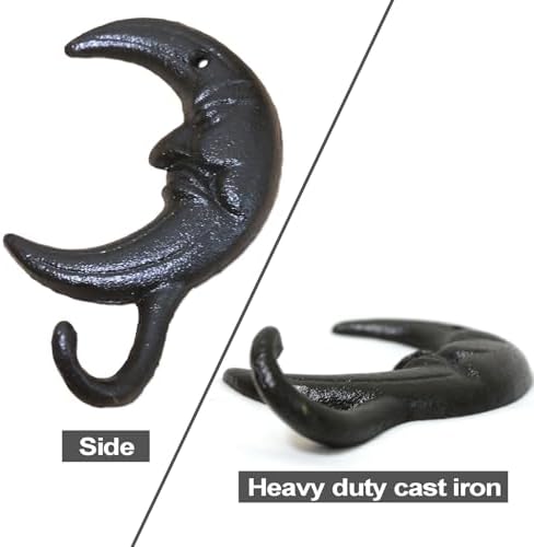 Cast Iron Hook, Moon Shape - Image 3