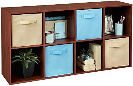 ClosetMaid Cubeicals 8 Cube Storage Shelf Organizer Bookshelf, Vertical or - Image 4