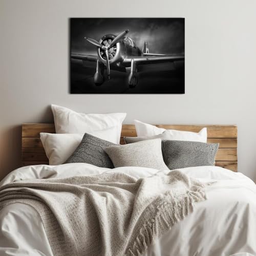 Airplane Canvas Wall Art for Men Bedroom - Image 5