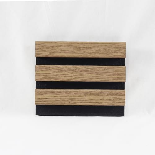 Wood Slat Acoustic Panels, Walnut Sample - Image 2