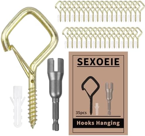 35PCS Eye Screw Hooks for Hanging Heavy Duty by Unknown
