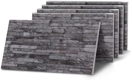 K&B Panels 3D Wall Panels, Slate Effect Styrofoam Wall Panelling Kit, by Unknown