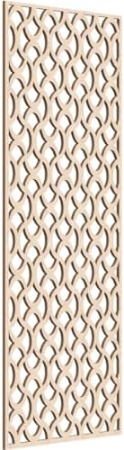 Resort Decorative Pierced Fretwork Wood Wall Panels, 17 3/8"W x 44 3/8"H x 1/4"T by EkenaMillwork