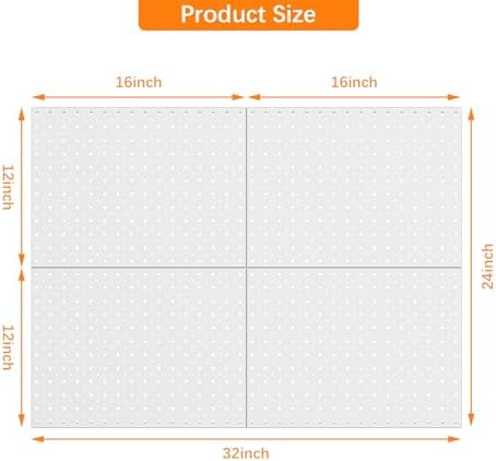 TORACK 24x32 in Metal Tool Peg Boards - Image 3