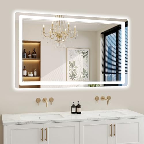 24"x48" LED Bathroom Mirror by WISSMIELSHOME