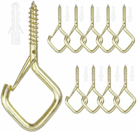 10 PCS Eye Screw Hooks for Hanging Heavy Duty by Unknown