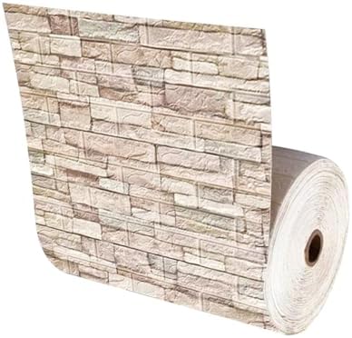 Waterproof Wall Panels 27.5" x 196.8" Faux Brick Wallpaper Peel and Stick Art by homeemoh